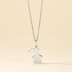 Pendentif Kids Argent Blanc