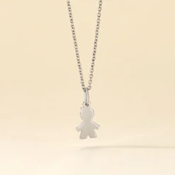 Pendentif Kids Argent Blanc