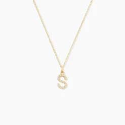 Pendentif Klementine Or Jaune Oxyde De Zirconium