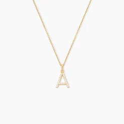 Pendentif Klementine Or Jaune Oxyde De Zirconium
