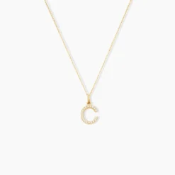 Pendentif Klementine Or Jaune Oxyde De Zirconium