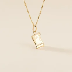 Pendentif Lamie Zodiaque Parchemin Or Jaune