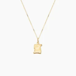 Pendentif Lamie Zodiaque Parchemin Or Jaune