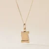 Pendentif Lamie Zodiaque Parchemin Or Jaune