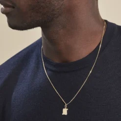 Pendentif Lamie Zodiaque Parchemin Or Jaune