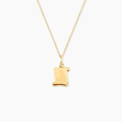 Pendentif Lamie Zodiaque Parchemin Or Jaune