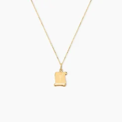 Pendentif Lamie Zodiaque Parchemin Or Jaune