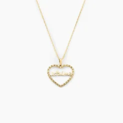 Pendentif Loove Or Jaune Diamant