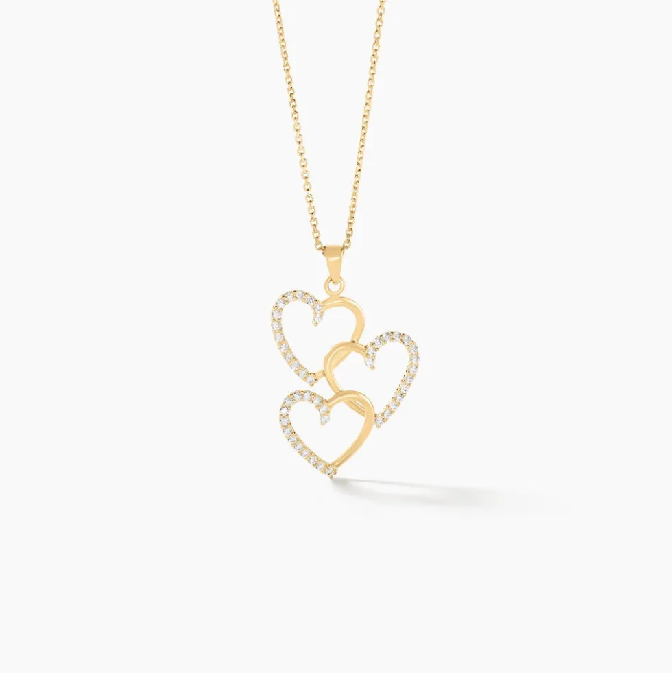 Pendentif Lovely Or Jaune Oxyde De Zirconium
