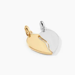 Pendentif Marie-stephanie Plaqué Or Bicolore