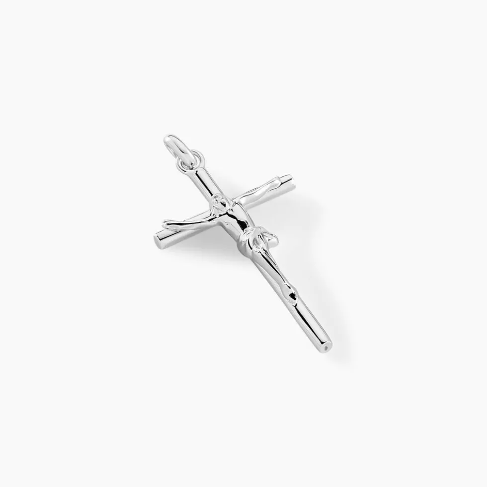 Pendentif Nessahae Argent Blanc