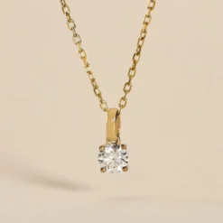Pendentif One Or Jaune Diamant
