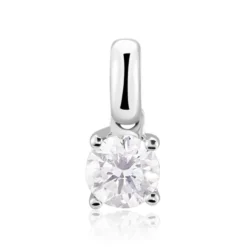 Pendentif Or Blanc Victoria Diamant
