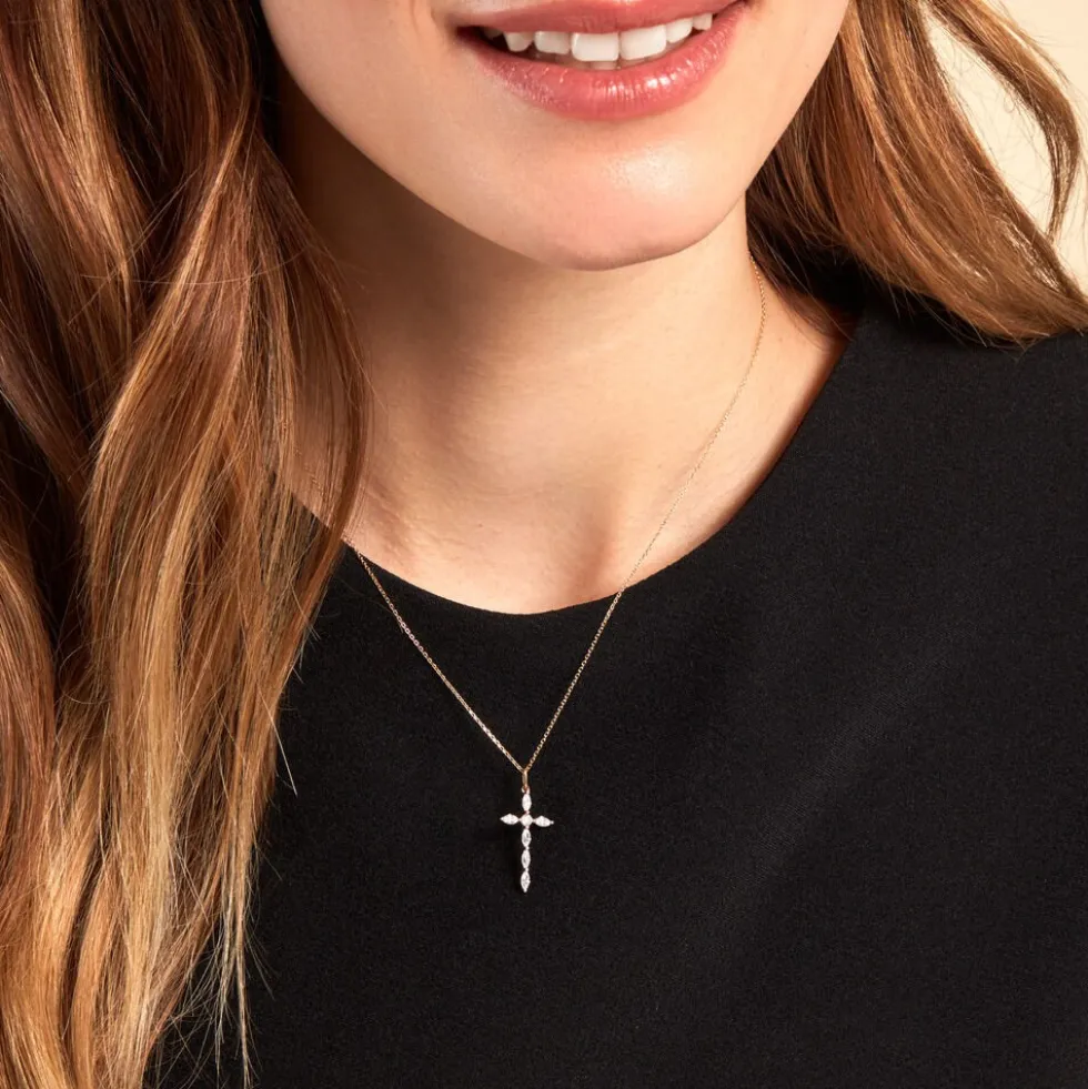 Pendentif Orfeo Or Jaune Oxyde De Zirconium