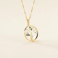 Pendentif Or Jaune Godolieba Topazes