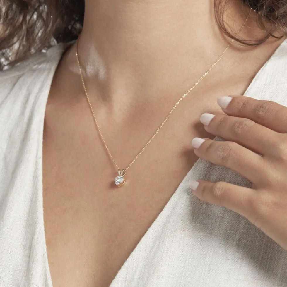 Pendentif Or Jaune Oxyde