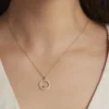 Pendentif Or Jaune Roman Oxyde
