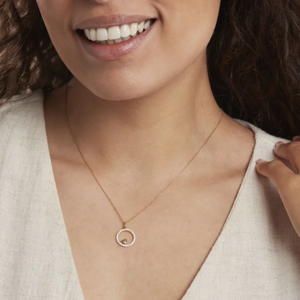 Pendentif Or Jaune Roman Oxyde