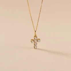Pendentif Or Jaune Sebastian Oxyde De Zirconium