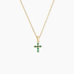 Pendentif Or Jaune Stanley Emeraude
