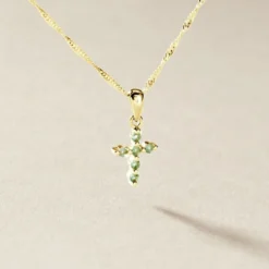 Pendentif Or Jaune Stanley Emeraude