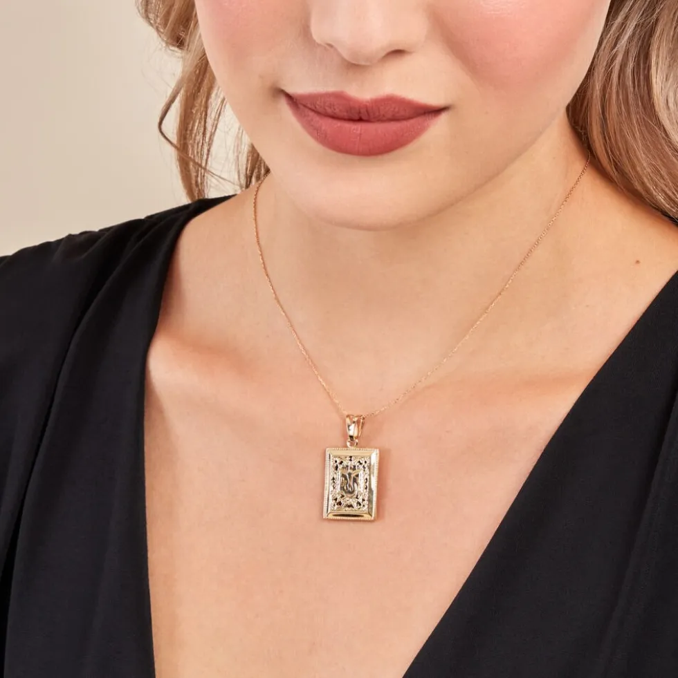 Pendentif Rahim Or Jaune