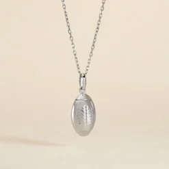 Pendentif Ruveyda Argent Blanc