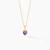 Pendentif Salona Or Jaune Amethyste