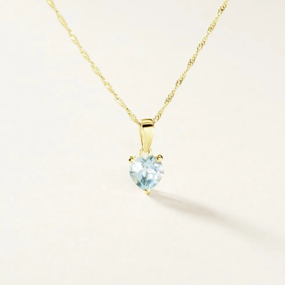 Pendentif Salona Or Jaune Topaze