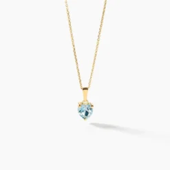 Pendentif Salona Or Jaune Topaze