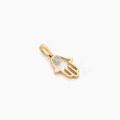 Pendentif Savine Plaqué Or Jaune Oxyde De Zirconium