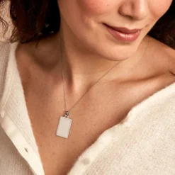 Pendentif Sirona Plaque Or Jaune