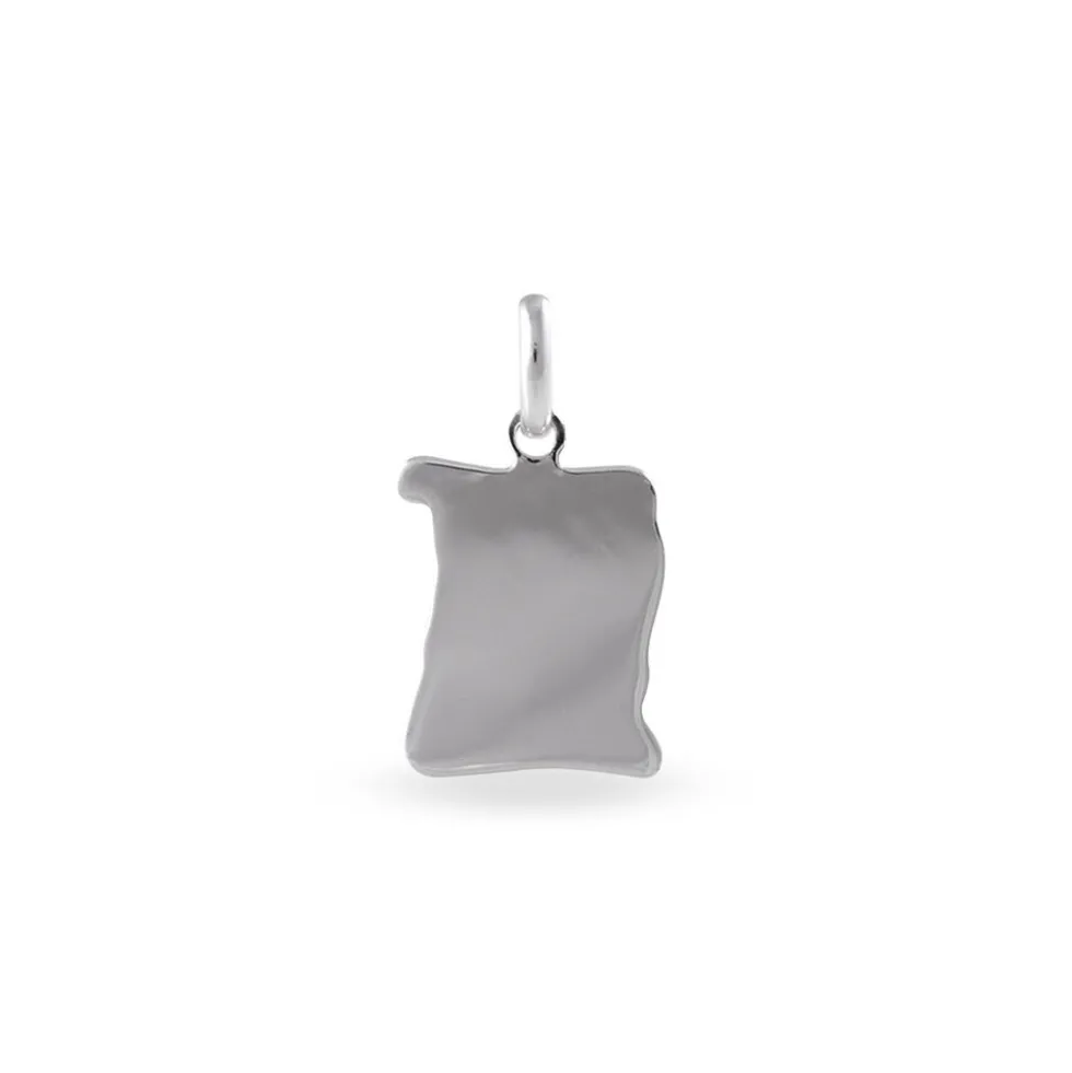 Pendentif Tamika Argent Blanc