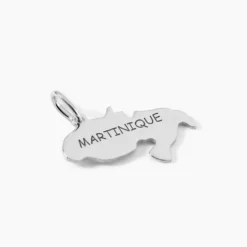 Pendentif Thea Argent Blanc