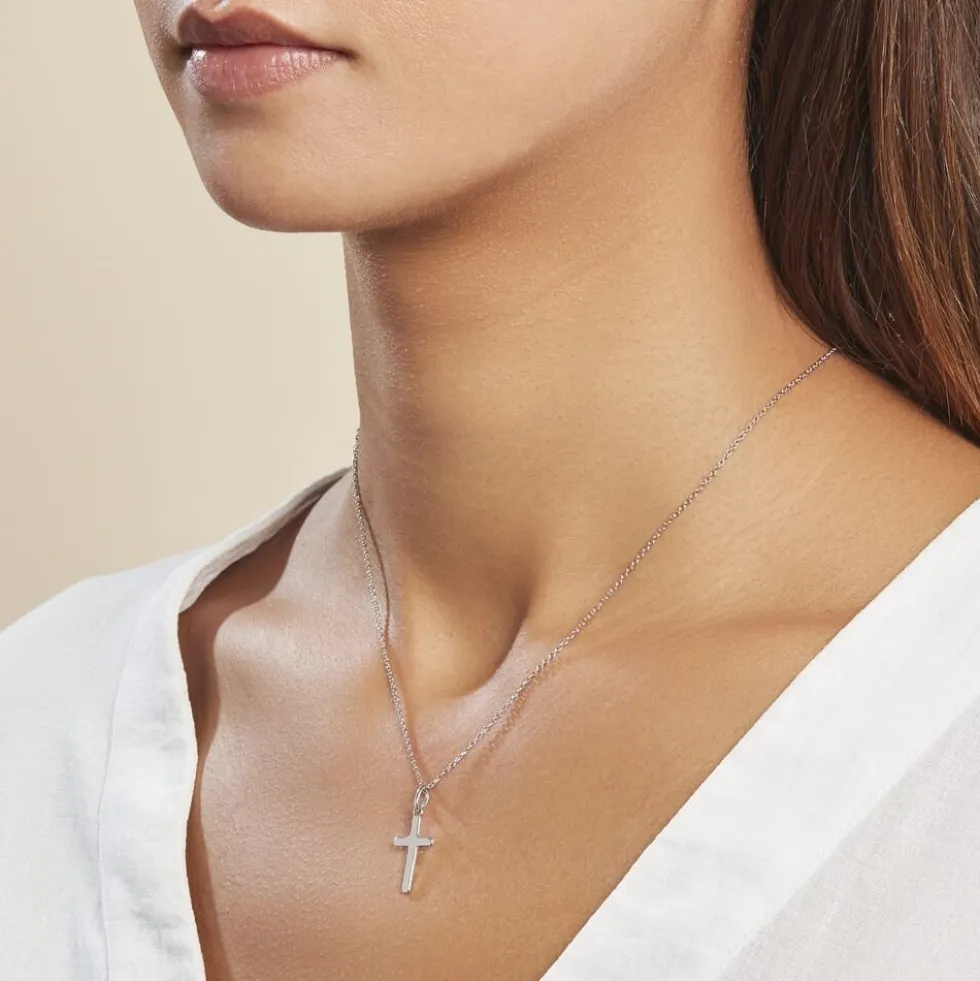 Pendentif Tifene Argent Blanc