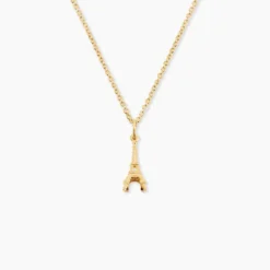 Pendentif Tour Eiffel Or Jaune
