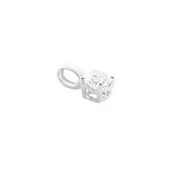 Pendentif Victoria Or Blanc Diamant