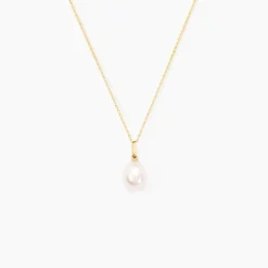 Pendentif Yoela Or Jaune Perle De Culture