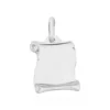 Pendentif Zodiaque Parchemin Argent Blanc
