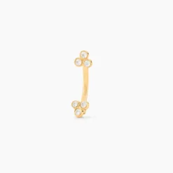 Piercing Brigid Or Jaune Oxyde De Zirconium