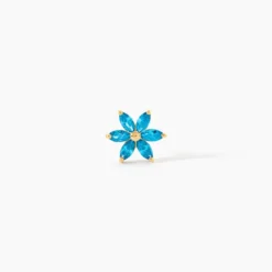 Piercing Cnut Or Jaune Oxyde De Zirconium