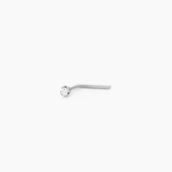 Piercing De Nez Demetrie Or Blanc Diamant