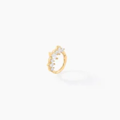 Piercing D'oreille Et/ou De Nez Unitaire Pru Or Jaune Oxyde Zirconium