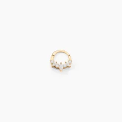 Piercing D'oreille Et/ou De Nez Unitaire Pru Or Jaune Oxyde Zirconium