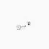 Piercing D'oreilles Joanina 2 Or Blanc Oxyde