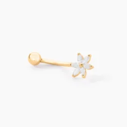 Piercing Elpis Or Jaune Oxyde De Zirconium
