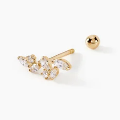 Piercing Evgeny Or Jaune Oxyde De Zirconium