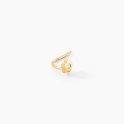 Piercing Peninnah Or Jaune Oxyde De Zirconium