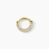 Piercing Septum Bettris Acier Jaune Oxyde De Zirconium